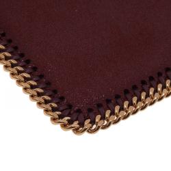 Pre Owned Stella McCartney Burgundy Fallabella iPad Case