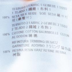 Pre Owned Stella McCartney Cream Beaded Sleeveless Top M