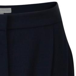 Pre Owned Stella McCartney Navy Blue Contrast Piping Pants M