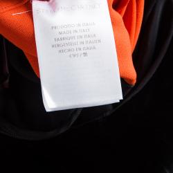 مملوكة مسبقًا Stella McCartney Colorblock Velvet and Crepe Long Sleeve Maxi Dress S