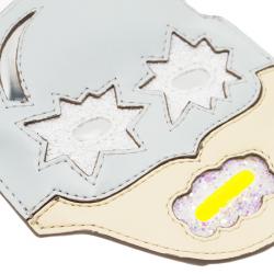 Pre Owned Stella McCartney Two Tone Superhero Coin Pouch 