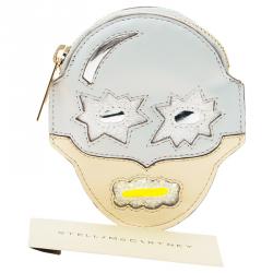 Pre Owned Stella McCartney Two Tone Superhero Coin Pouch 