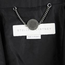 Pre Owned Stella McCartney Black Notched Collar Oversized Blazer M
