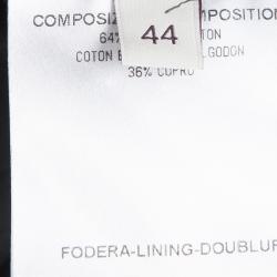 Pre Owned Stella McCartney Black Notched Collar Oversized Blazer M