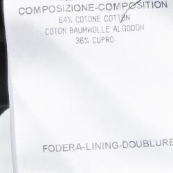 Pre Owned Stella McCartney Black Notched Collar Oversized Blazer M