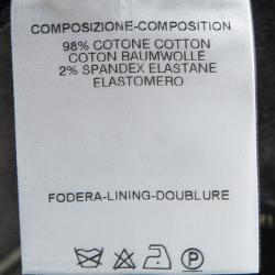 Pre Owned تنورة ميدي جينز ستيلا مكارتي رصاصي نمط باهت S