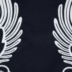 مملوكة مسبقًا Stella McCartney Navy Blue Wool Cashmere Axelle Embroidered Skirt M