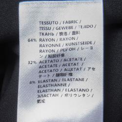 Pre Owned فستان ستيلا ماكرتني قصير رقبة مرتفعة أسود M