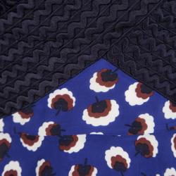 Pre Owned Stella McCartney Printed Silk Plisse Bottom Asymmetric Backless Dress S