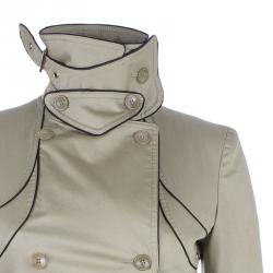 Pre Owned Stella McCartney Beige Belted Overcoat S