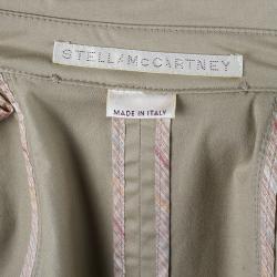 Pre Owned Stella McCartney Beige Belted Overcoat S