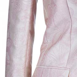 مملوكة مسبقًا Stella McCartney Pink Brocade Blazer S