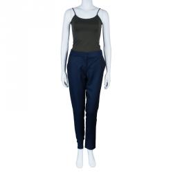 مملوكة مسبقًا بنطال ستيلا مكارتني أزرق ضيق M