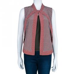 Pre Owned جاكيت ستيلا مكارتني منقط بدون أكمام أحمر S