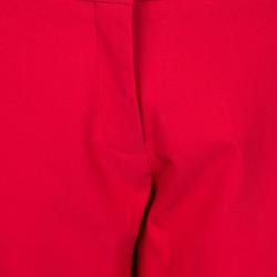 Pre Owned Stella McCartney Red Tailored Trousers M