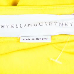 Pre Owned Stella McCartney Canary Yellow Button Down Blouse M