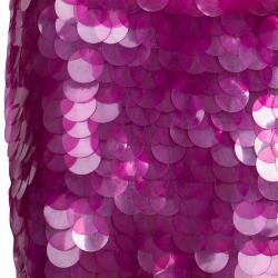 مملوكة مسبقًا Stella McCartney Pink Sequin Embellished Mini Skirt M