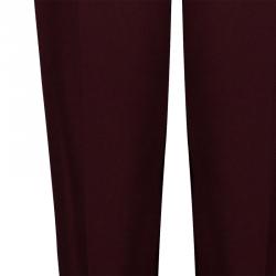 Pre Owned Stella McCartney Burgundy Jogger Trousers S