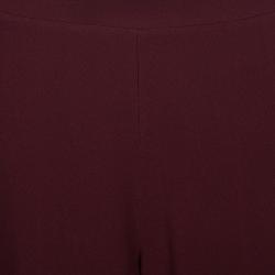 Pre Owned Stella McCartney Burgundy Jogger Trousers S
