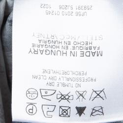 Pre Owned Stella McCartney Grey Leopard Print Top M