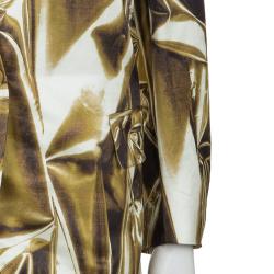 مملوكة مسبقًا Stella McCartney Gold Print Blazer XS