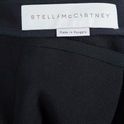 Pre Owned Stella McCartney Black Velvet Paneled Pencil Skirt S