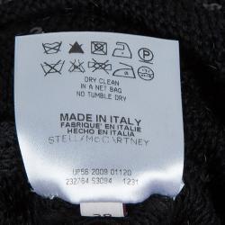 Stella McCartney Black Sequin Embellished Knit Racer Back Jumpsuit S