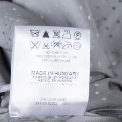 مملوكة مسبقًا فستان ستيلا مكارتني حرير رصاصي منقط M