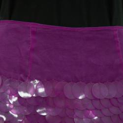 Pre Owned تنورة ميني ستيلا مكارتني أورغانزا وردي بترتر مزخرف S