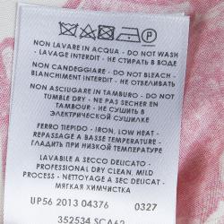 Pre Owned تنورة ستيلا مكارتني حرف A حرير كريمي مورد M