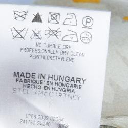 Pre Owned فستان ستيلا مكارتني حرير متعدد الألوان مورد برباط خصر S