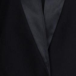 Pre Owned بليزر ستيلا مكارتني ساتان أسود بياقة M