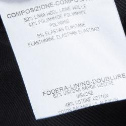 Pre Owned بليزر ستيلا مكارتني ساتان أسود بياقة M