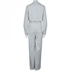 Pre Owned Stella McCartney Light Grey Jumpsuit M