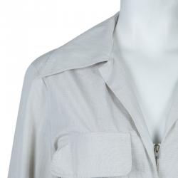 Pre Owned Stella McCartney Light Grey Jumpsuit M