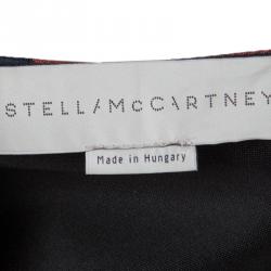 Pre Owned توب ستيلا مكارتني حرير أحمر منقط L