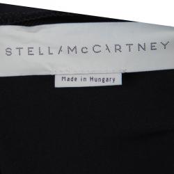 Pre Owned Stella McCartney Cross Back Black Top M