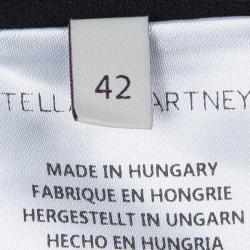 Pre Owned Stella McCartney Cross Back Black Top M