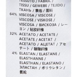 Pre Owned Stella McCartney Cross Back Black Top M