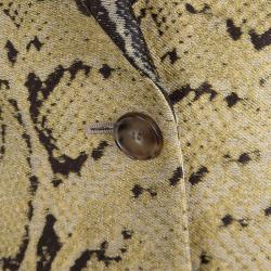 مملوكة مسبقًا جاكيت ستيلا مكارتني كلاريت نقش زواحف M