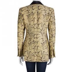 مملوكة مسبقًا جاكيت ستيلا مكارتني كلاريت نقش زواحف S