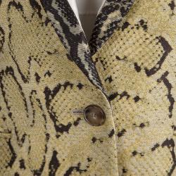 مملوكة مسبقًا جاكيت ستيلا مكارتني كلاريت نقش زواحف S