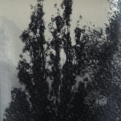 مملوكة مسبقًا Stella McCartney Grey Printed Silk Long Sleeve Top L