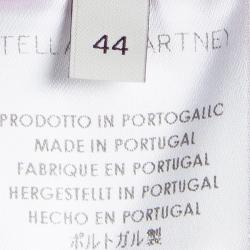 Pre Owned Stella Mccartney Red Knit Paneled Sleeveless Dress M