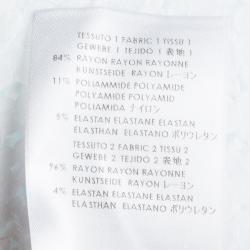 Pre Owned Stella Mccartney Red Knit Paneled Sleeveless Dress M