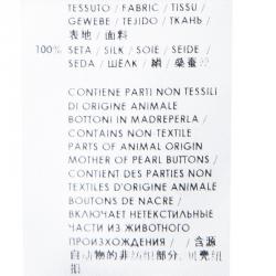 Pre Owned Stella McCartney Blush Pink Mandarin Collar Silk Shirt L