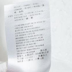 Pre Owned قميص ستيلا مكارتني قطن أبيض بلا أكمام XS