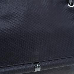 Pre Owned Stella McCartney Gray Leather Graphite Vegan Chain Shoulder Bag