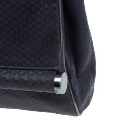 Pre Owned Stella McCartney Gray Leather Graphite Vegan Chain Shoulder Bag