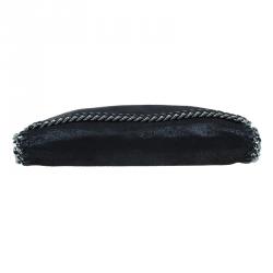 Stella McCartney Black Falabella Shaggy Deer Messenger Bag
